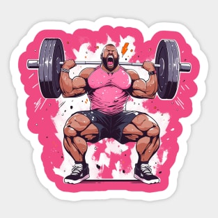 weightlifter Sticker